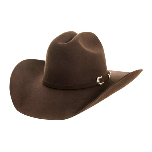 American Hat Makers Cattleman Felt- Brown