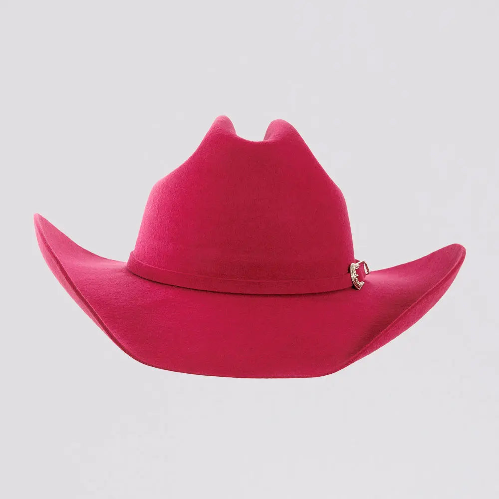 American Hat Makers Cattleman Felt- Pink