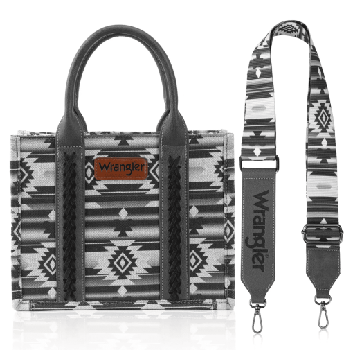 Wrangler Black Aztec Bag