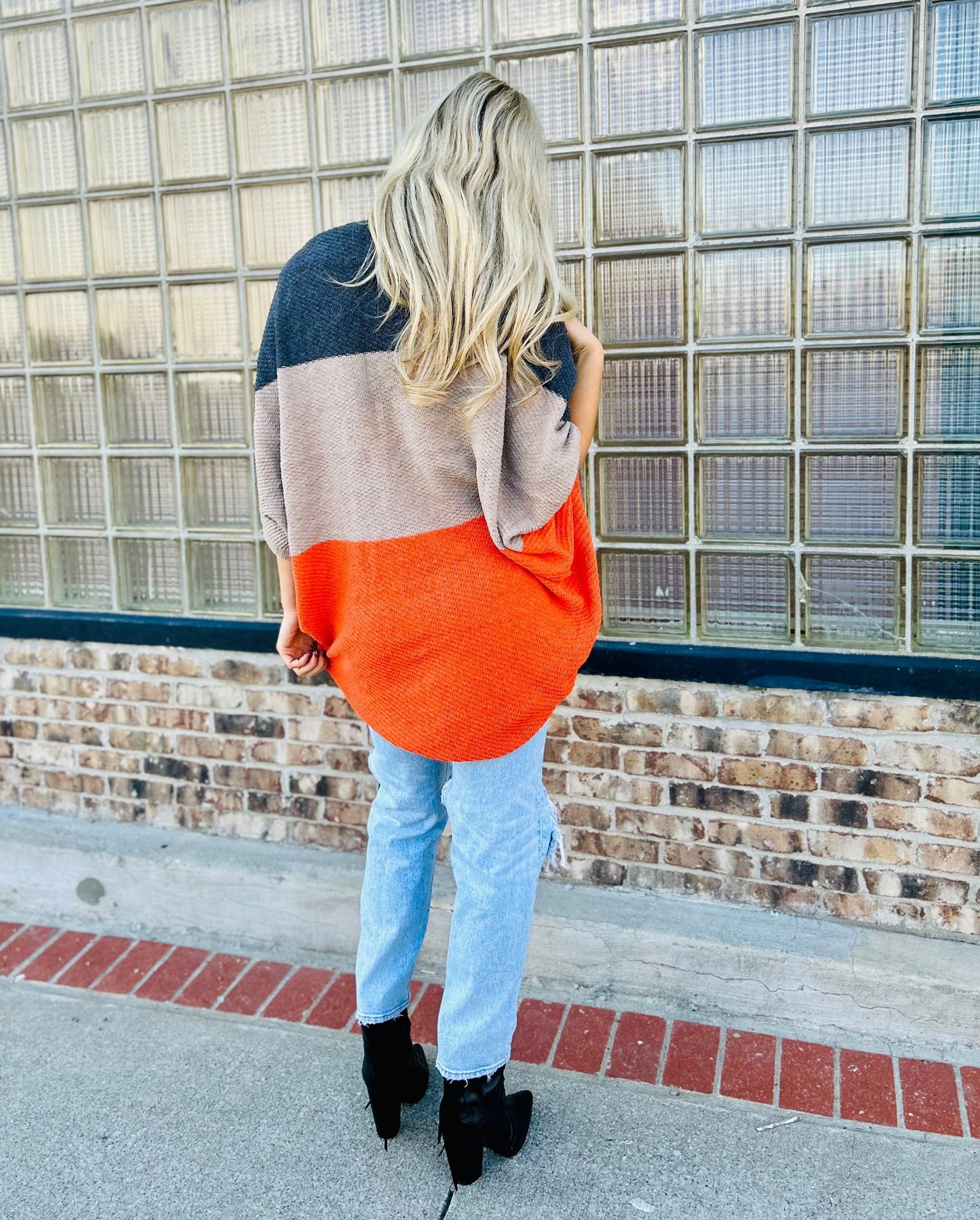 Color block Cardigan