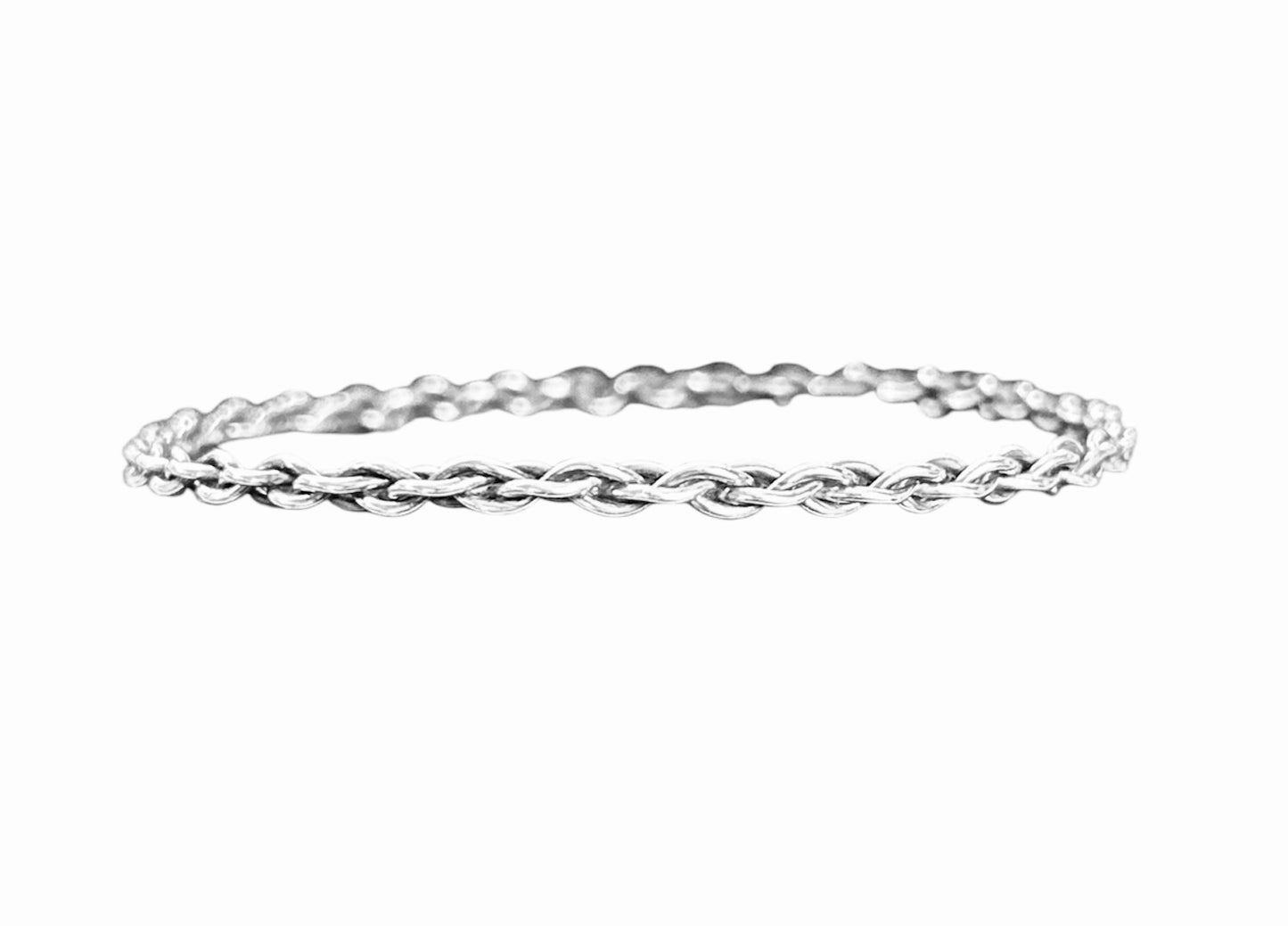 Chain Link Sterling Silver Bracelet