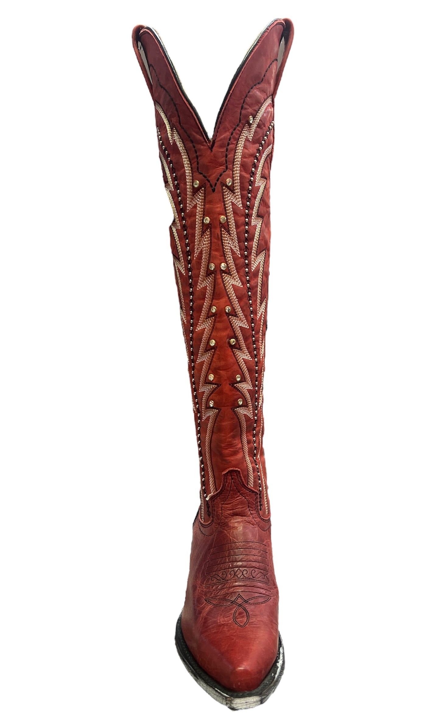 Wildflowers Bluebonnet boot- Red Hot Tall Boots