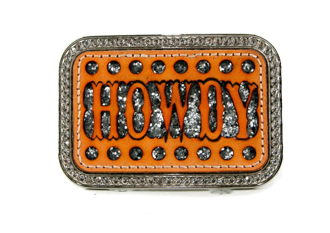 Leather Howdy Buckle