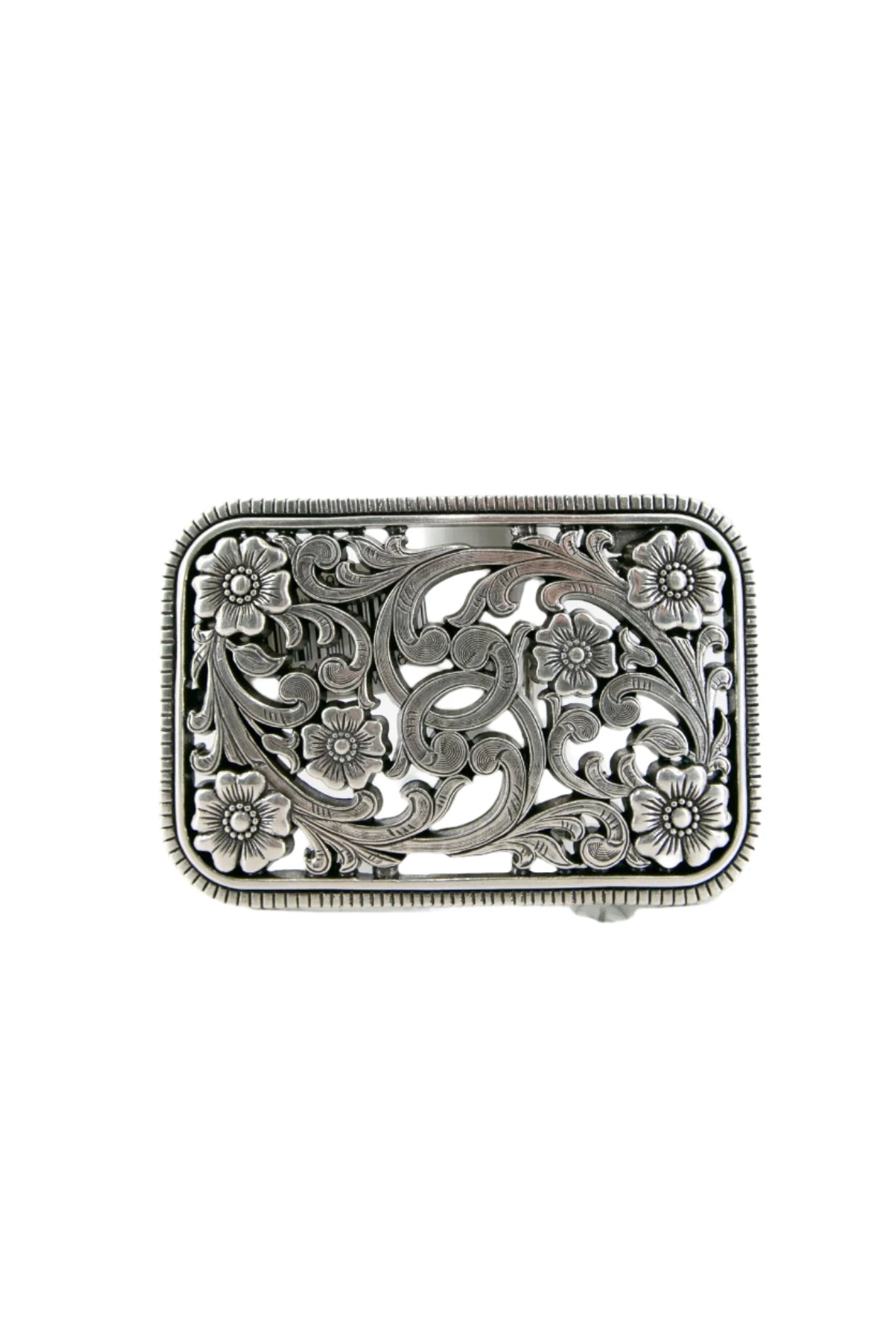 Floral Western Belt Buckle