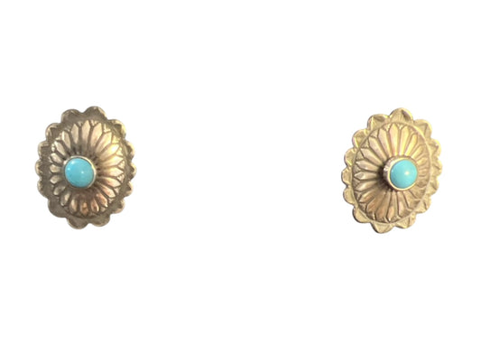 Crest Turquoise earrings