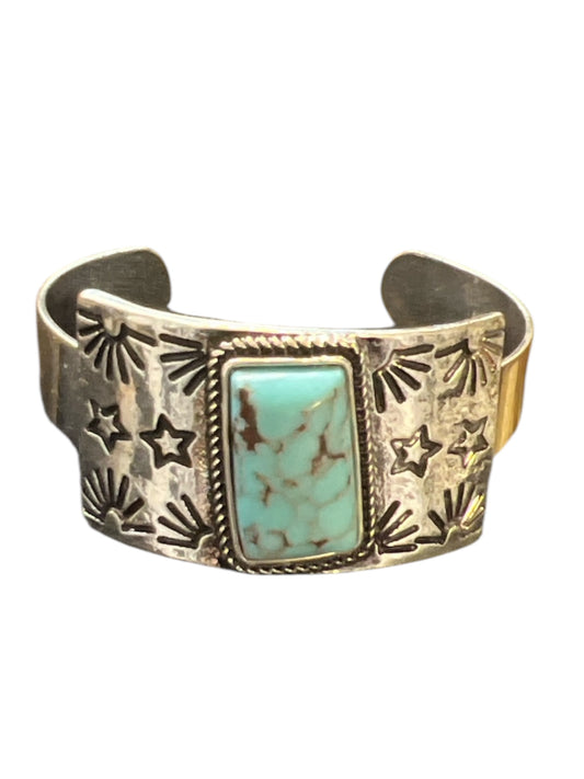 Turquoise Sun & Stars Cuff