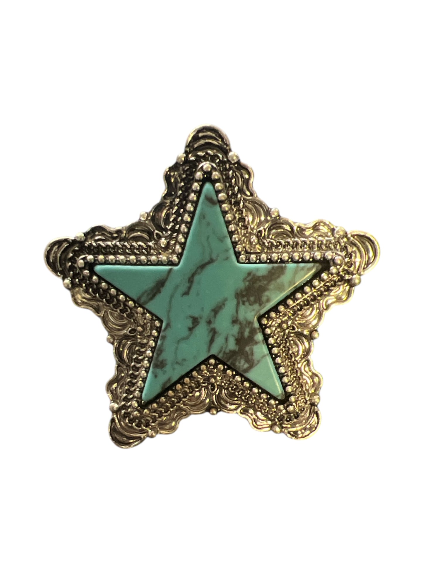 Turquoise Star Stretch ring