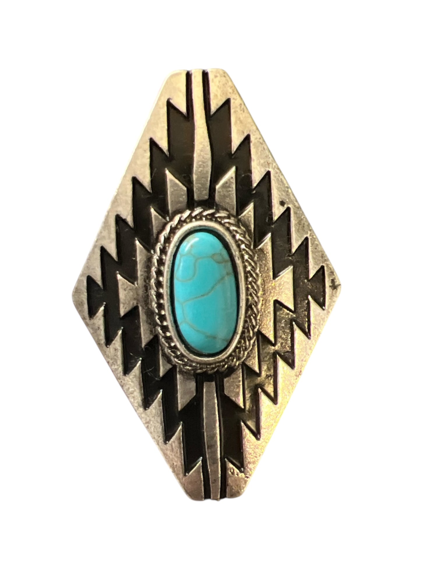 Aztec Turquoise Ring