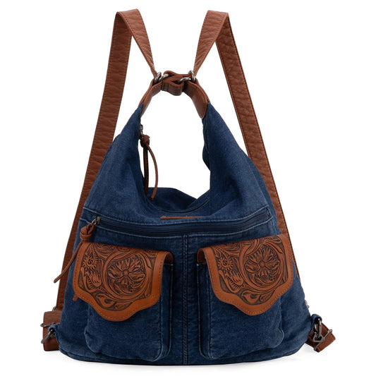 Wrangler Denim double pocket purse