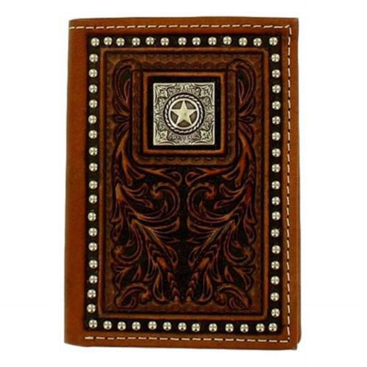 Nocona Square Star Tri-fold Wallet