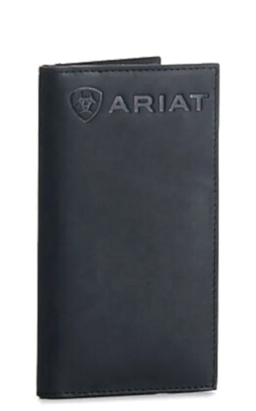 Ariat Black Leather Rodeo Wallet