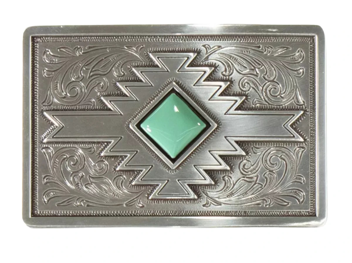 Blazin Roxx Aztec Stone Buckle