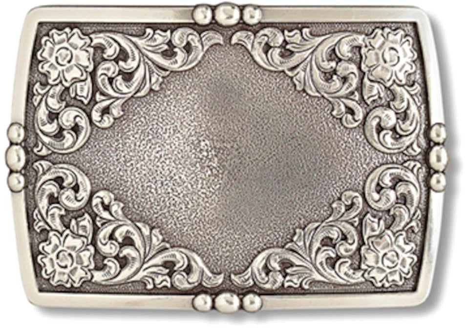 Ariat western buckle rectangle floral